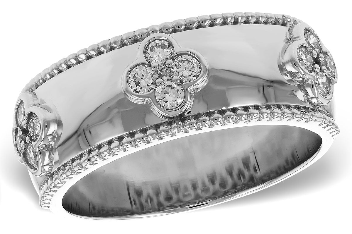 Allison Kaufman Diamond Wedding Band in 14K White Gold, 0.35 ctw (W2676)