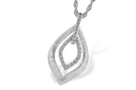 Allison Kaufman Diamond Necklace in 14K White Gold, 0.16 ctw