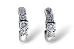 Allison Kaufman Diamond Earrings in 14K White Gold, 0.50 ctw (E1233)