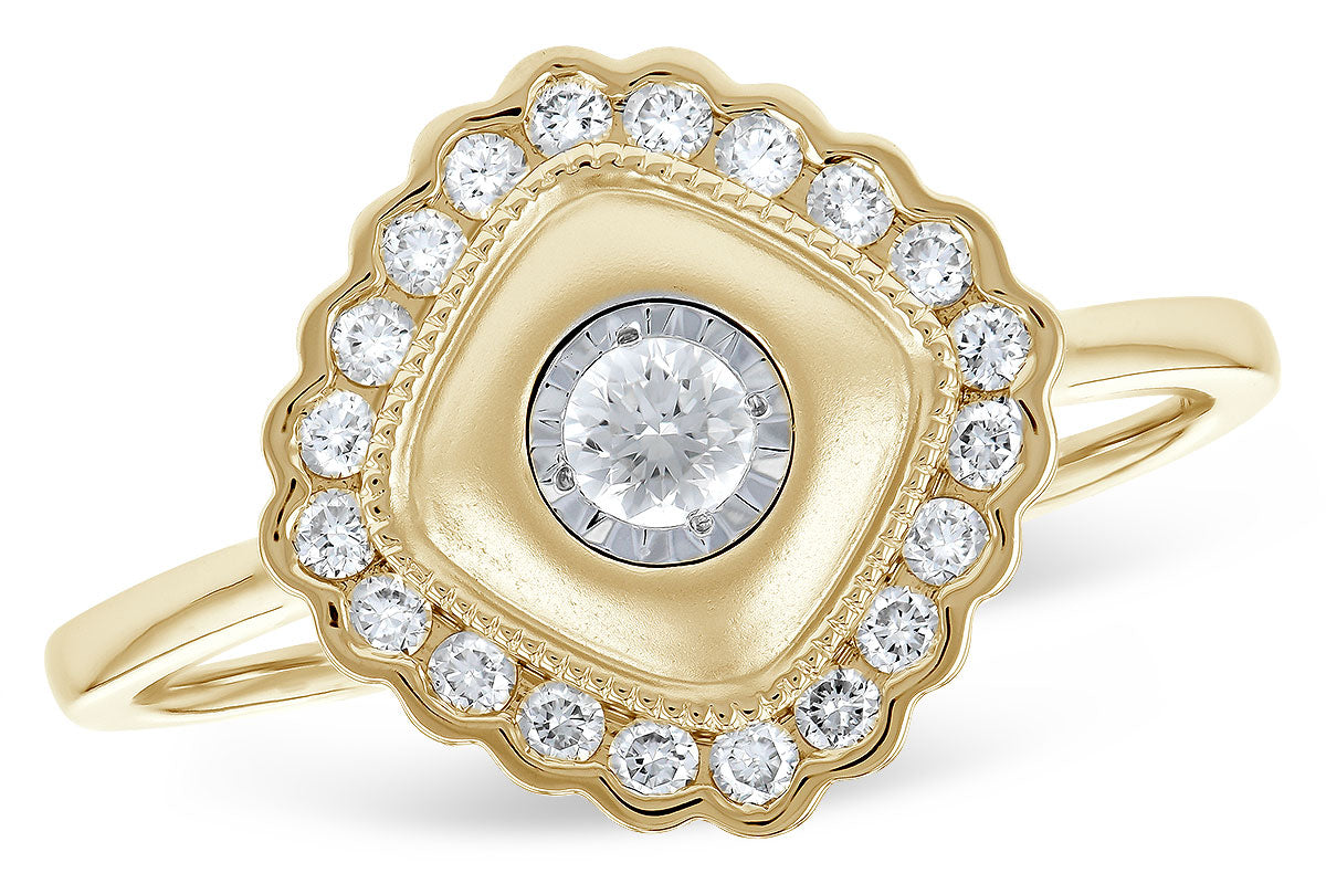 Allison Kaufman Diamond Ring in 14K Yellow Gold, 0.30 ctw