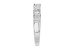 Allison Kaufman Baguette Diamond Wedding Band in 14K White Gold, 0.50 ctw, alternate view