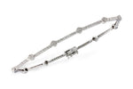 Allison Kaufman Diamond Bracelet in 14K White Gold, 1.02 ctw