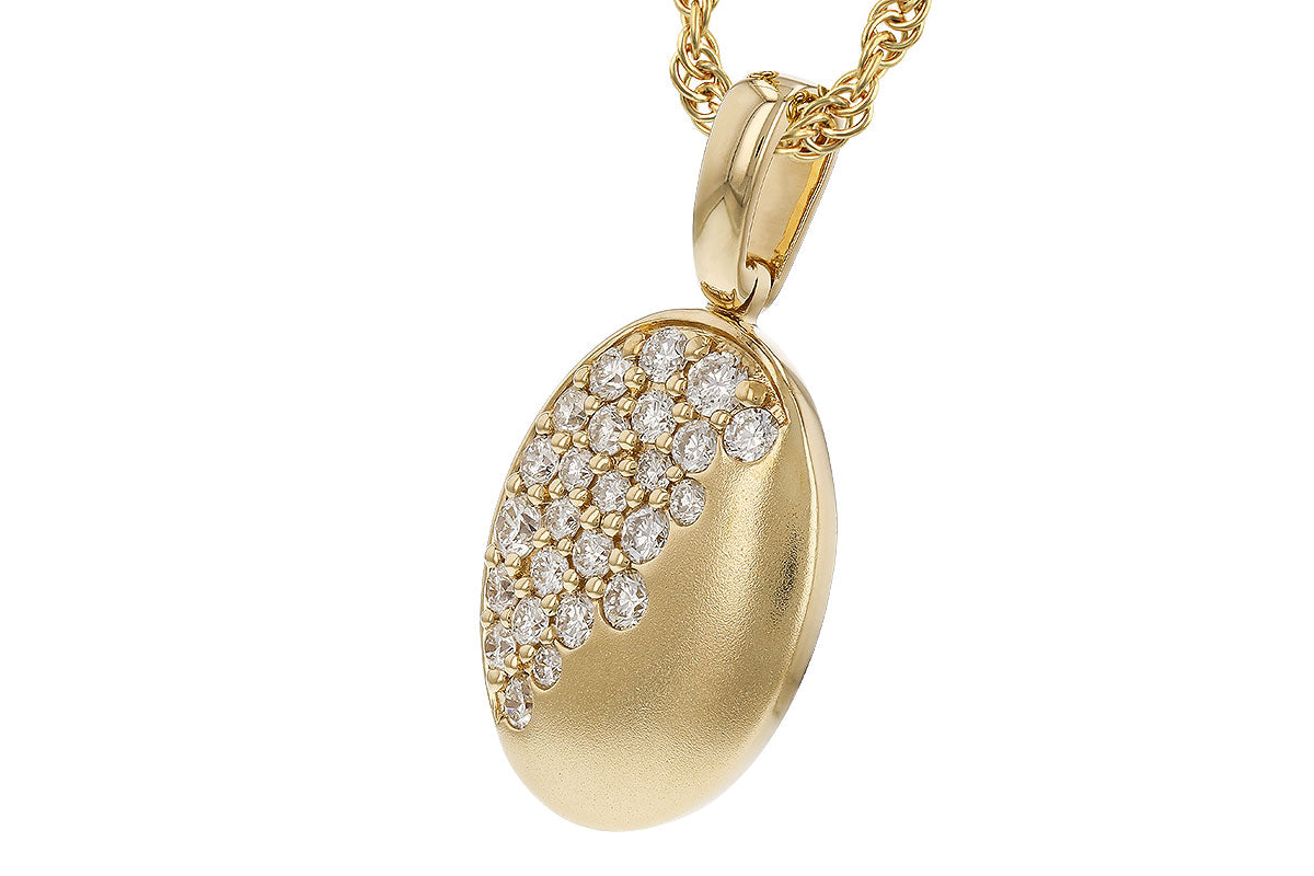 Allison Kaufman Diamond Necklace in 14K Yellow Gold, 0.33 ctw (N8697), alternate view