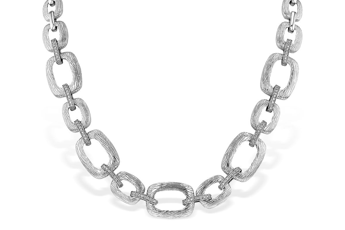 Allison Kaufman Diamond Necklace in 14K White Gold, 0.48 ctw