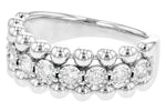 Allison Kaufman Diamond Wedding Band in 14K White Gold, 0.40 ctw, alternate view