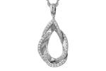 Allison Kaufman Diamond Necklace in 14K White Gold, 0.25 ctw (N8455), alternate view