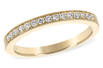 Allison Kaufman Diamond Wedding Band in 14K Yellow Gold, 0.19 ctw (W1744)