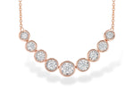 Allison Kaufman Diamond Necklace in 14K Rose Gold, 1.00 ctw (N8240)