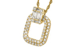 Allison Kaufman Diamond Necklace in 14K Yellow Gold, 0.72 ctw (N8272), alternate view