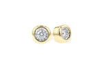 Allison Kaufman Diamond Earrings in 14K Yellow Gold, 0.10 ctw (ER60-10)