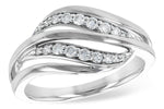 Allison Kaufman Diamond Ring in 14K White Gold, 0.25 ctw (D5710)