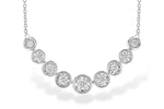 Allison Kaufman Diamond Necklace in 14K White Gold, 1.00 ctw (N8240)