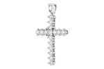 Allison Kaufman Diamond Pendant in 14K White Gold, 1.00 ctw, alternate view