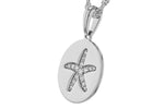 Allison Kaufman Diamond Necklace in 14K White Gold, 0.11 ctw (N8458), alternate view