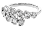Allison Kaufman Fancy-Cut Diamond Ring in 14K White Gold, 0.85 ctw, alternate view