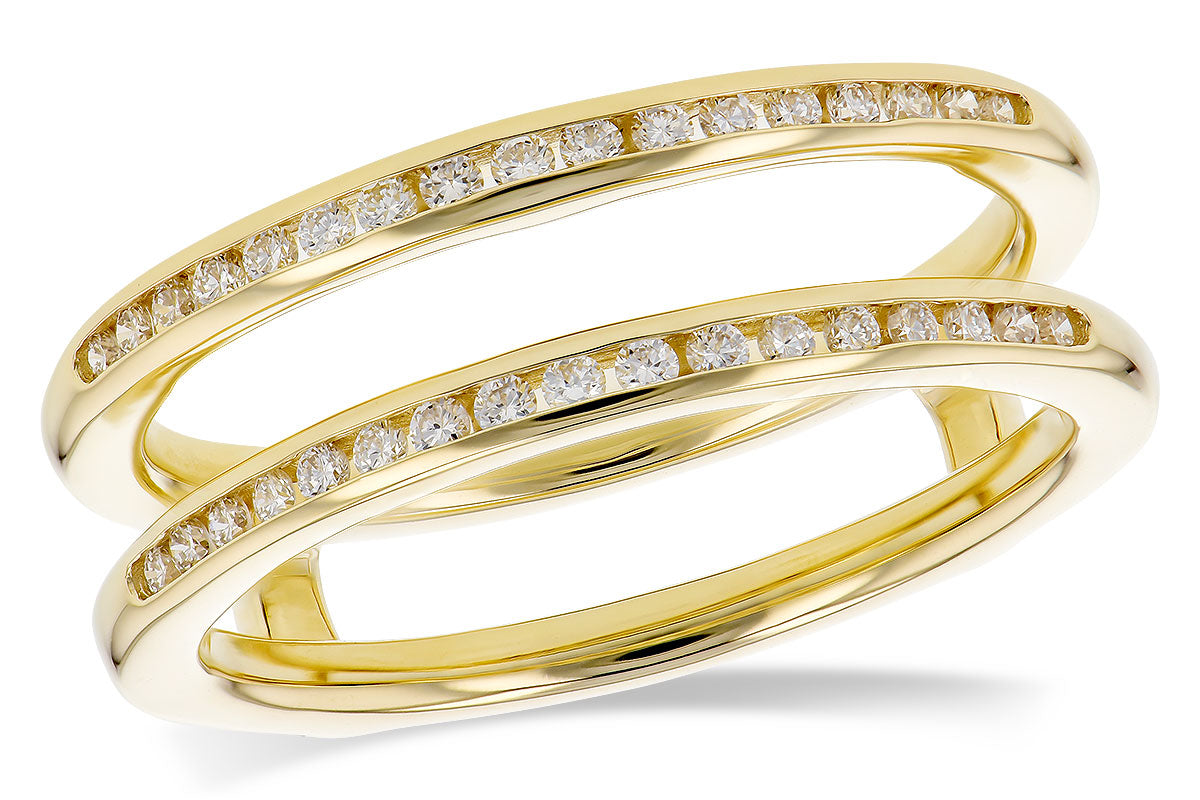 Allison Kaufman Diamond Ring Guard in 14K Yellow Gold, 0.25 ctw (WR302-25)