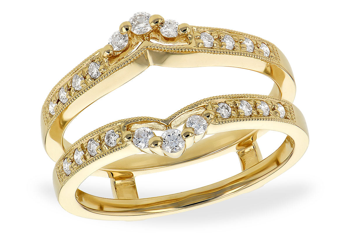 Allison Kaufman Diamond Ring Guard in 14K Yellow Gold, 0.28 ctw (W1738)