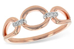 Allison Kaufman Diamond Ring in 14K Rose Gold, 0.03 ctw