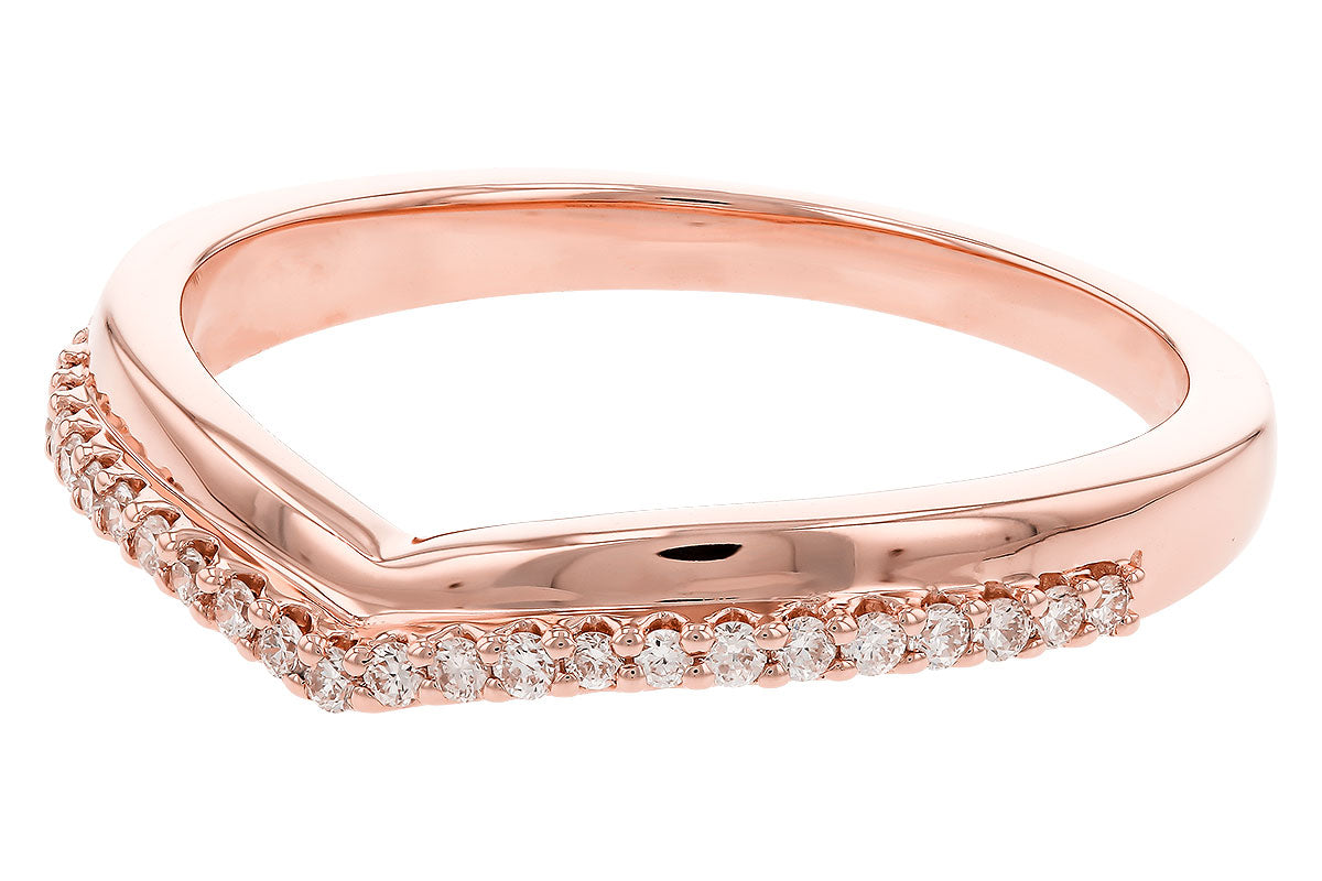 Allison Kaufman Diamond Band Enhancer in 14K Rose Gold, 0.12 ctw (W2559), alternate view