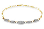 Allison Kaufman Diamond Bracelet in 14K Yellow & White Gold, 0.75 ctw