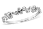 Allison Kaufman Diamond Wedding Band in 14K White Gold, 0.08 ctw
