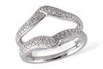 Allison Kaufman Diamond Ring Guard in 14K White Gold, 0.55 ctw (W1808)