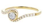 Allison Kaufman Diamond Ring in 14K Yellow Gold, 0.24 ctw (D5855), alternate view