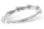 Allison Kaufman Wedding Band in 14K White Gold (W2661)