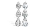 Allison Kaufman Diamond Earrings in 14K White Gold, 0.80 ctw (E2034)