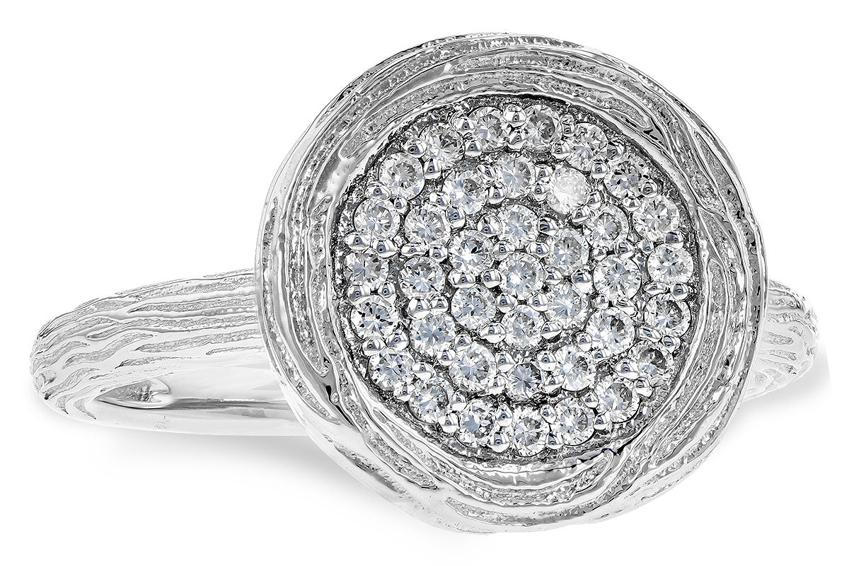 Allison Kaufman Diamond Ring in 14K White Gold, 0.28 ctw