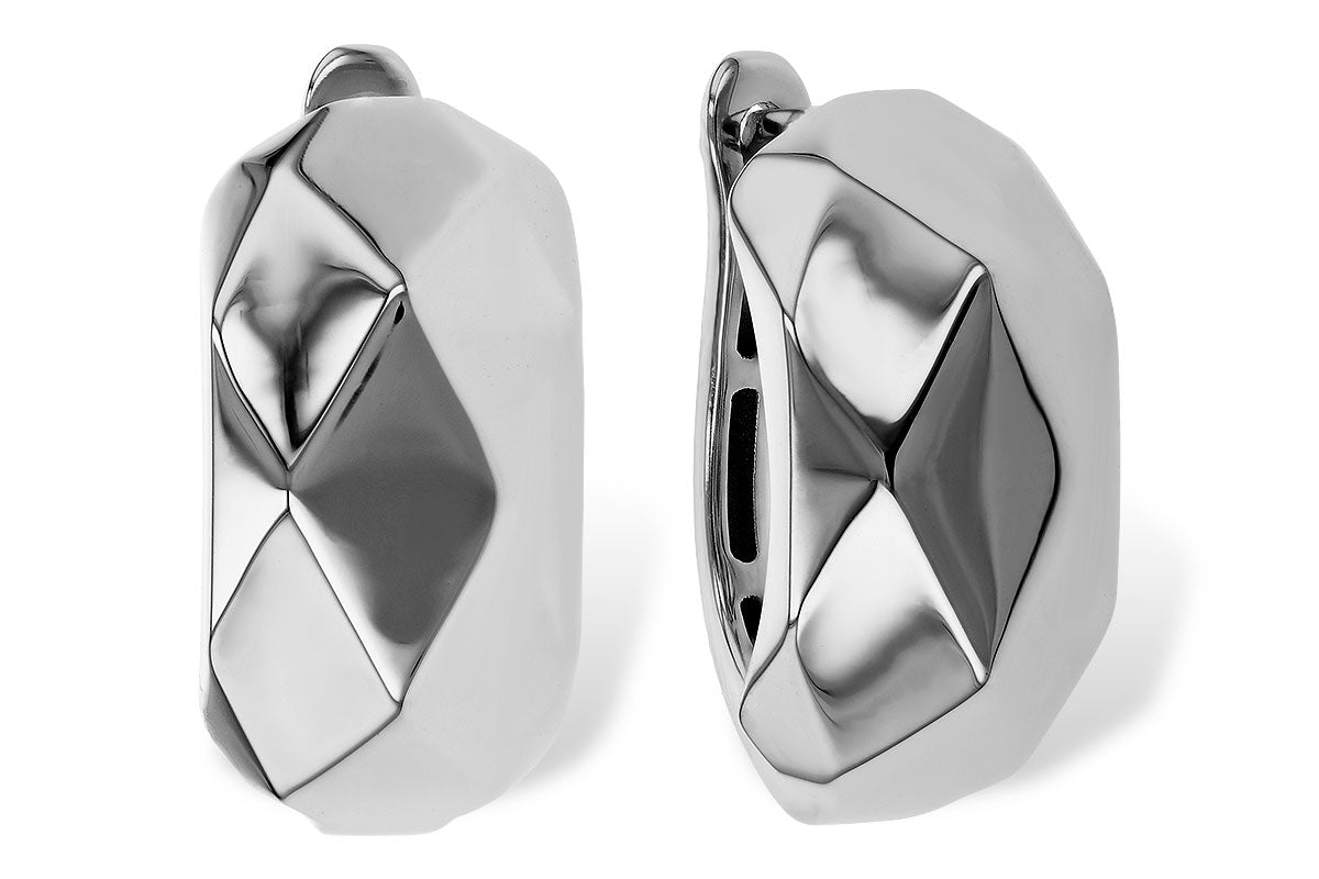 Allison Kaufman Gold Earrings in 14K White Gold (E2375)