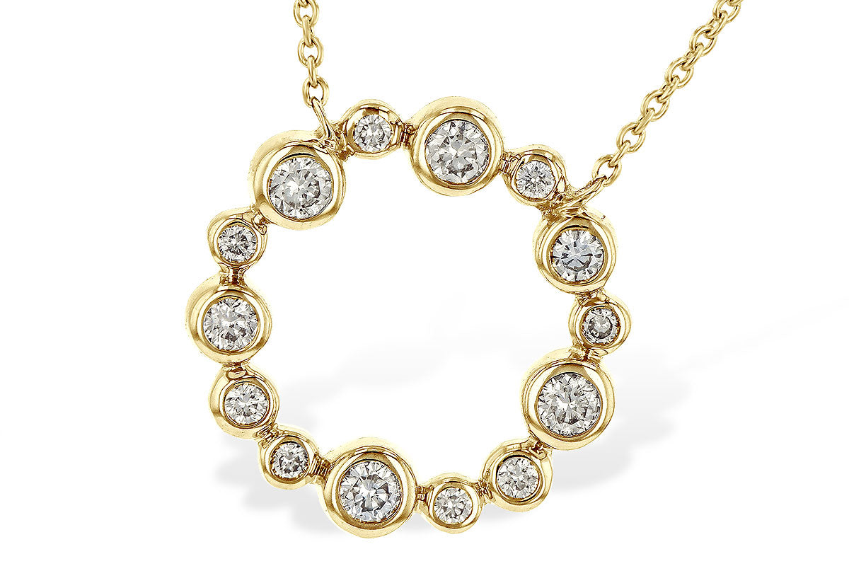 Allison Kaufman Diamond Necklace in 14K Yellow Gold, 0.25 ctw (N8108)