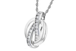 Allison Kaufman Diamond Necklace in 14K White Gold, 0.25 ctw (N8233), alternate view