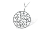 Allison Kaufman Diamond Necklace in 14K White Gold, 0.78 ctw