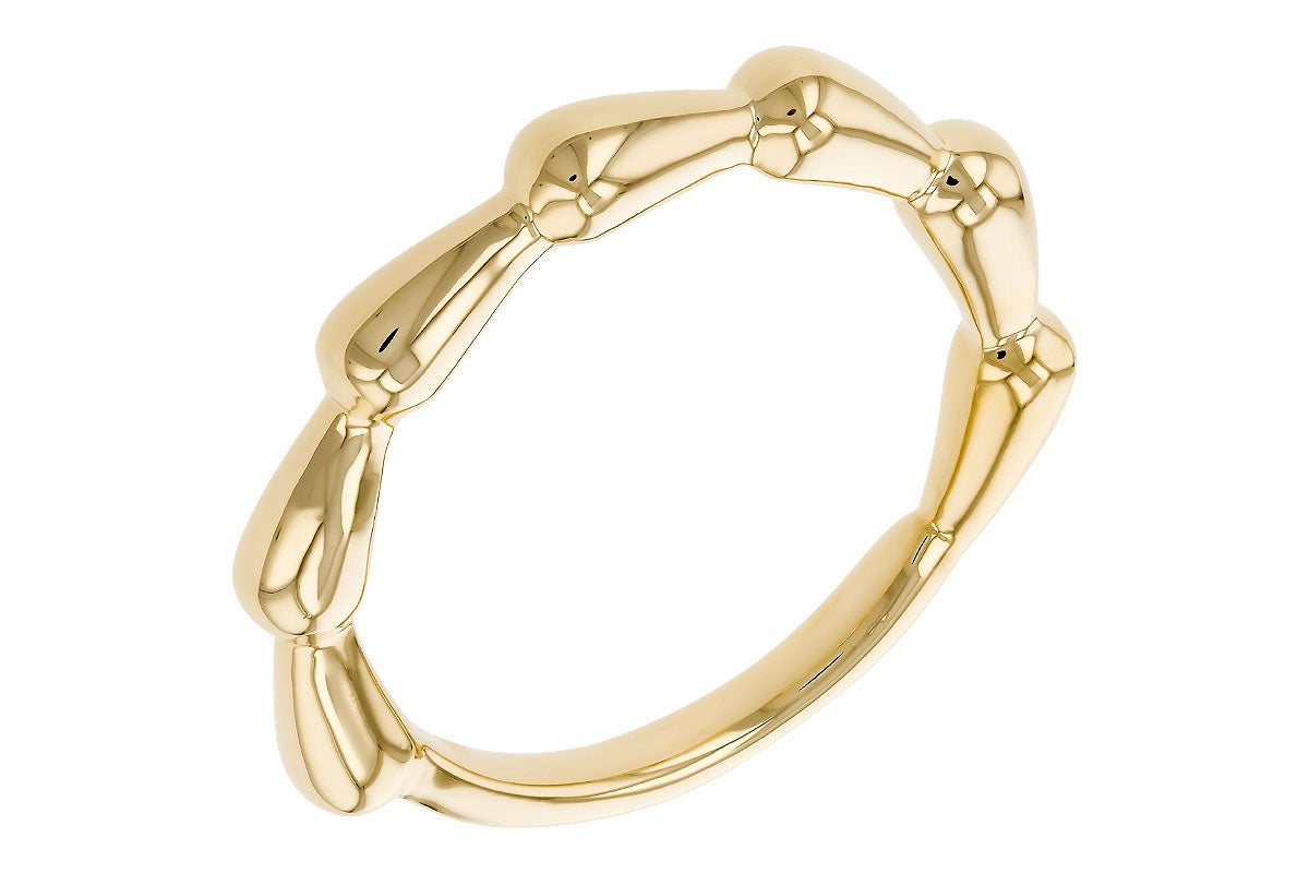 Allison Kaufman Wedding Band in 14K Yellow Gold (W2661), alternate view