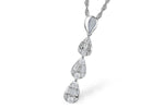 Allison Kaufman Diamond Necklace in 14K White Gold, 0.40 ctw (N8204)