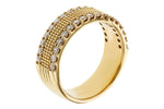 Allison Kaufman Diamond Wedding Band in 14K Yellow Gold, 0.70 ctw, alternate view