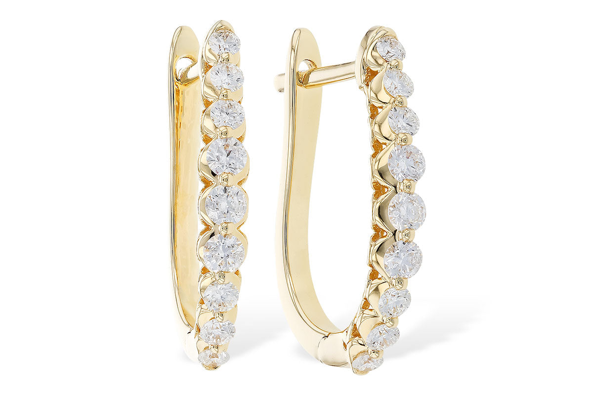 Allison Kaufman Diamond Earrings in 14K Yellow Gold, 0.50 ctw (ER814-50)