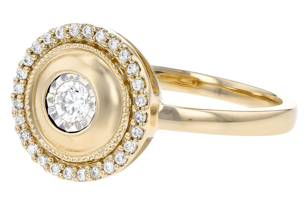 Allison Kaufman Diamond Ring in 14K Yellow Gold, 0.20 ctw (D5808), alternate view