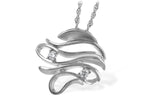 Allison Kaufman Diamond Necklace in 14K White Gold, 0.12 ctw (N8015)