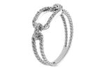Allison Kaufman Diamond Ring in 14K White Gold, 0.15 ctw, alternate view