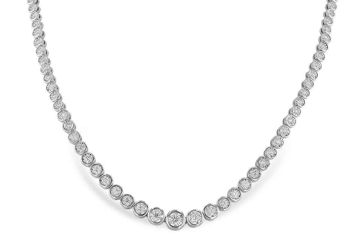 Allison Kaufman Diamond Necklace in 14K White Gold, 3.00 ctw (NR62-3)
