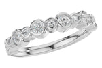 Allison Kaufman Diamond Wedding Band in 14K White Gold, 0.52 ctw
