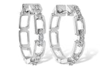 Allison Kaufman Diamond Earrings in 14K White Gold, 0.25 ctw (E1992)