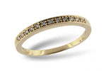 Allison Kaufman Diamond Wedding Band in 14K Yellow Gold, 0.06 ctw (W1714)