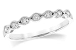 Allison Kaufman Diamond Wedding Band in 14K White Gold, 0.17 ctw (W2449)