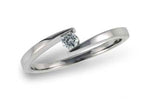 Allison Kaufman Diamond Ring in 14K White Gold, 0.09 ctw (D5035)