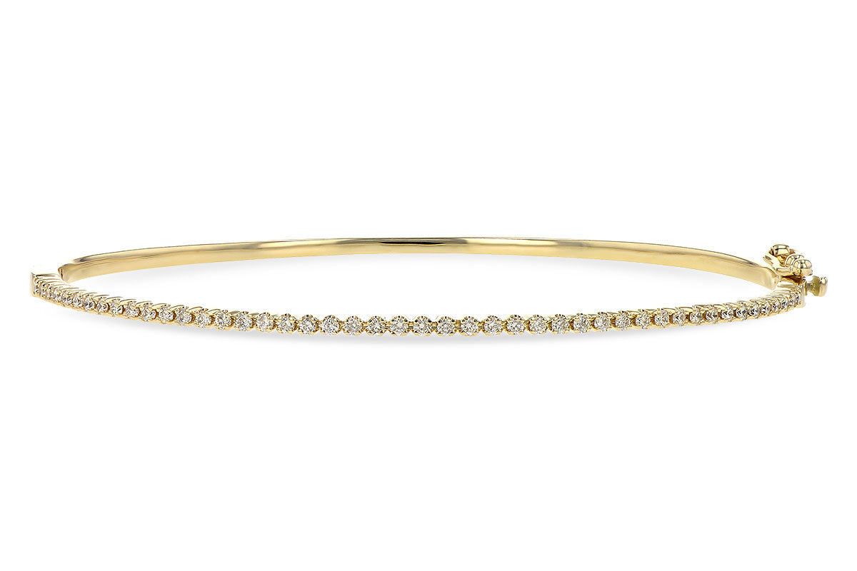 Allison Kaufman Diamond Bangle Bracelet in 14K Yellow Gold, 0.50 ctw (BR82-50)