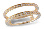 Allison Kaufman Diamond Ring Guard in 14K Yellow Gold, 0.18 ctw