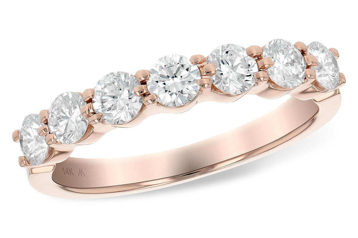 Allison Kaufman Diamond Wedding Band in 14K Rose Gold, 1.00 ctw (WR114-1)